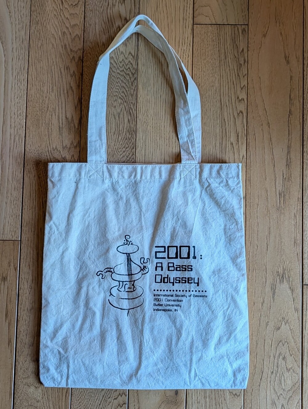 2001 A BASS ODYSSEY vintage bassist tote bag
